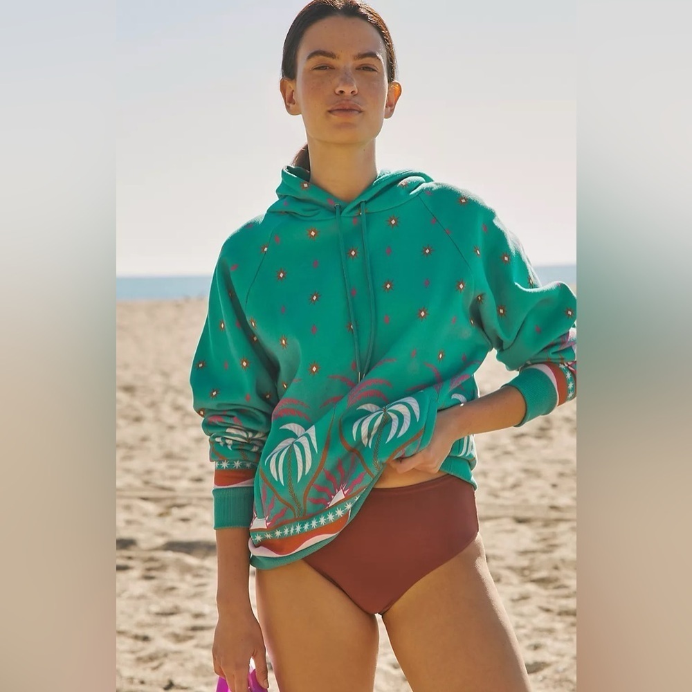 NWT Beach Riot X  Anthropologie Allisa Hooded Sweatshirt $148
